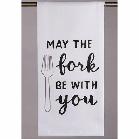 TARIFA May The Fork Be with You Kitchen Towel, 4PK TA3673698